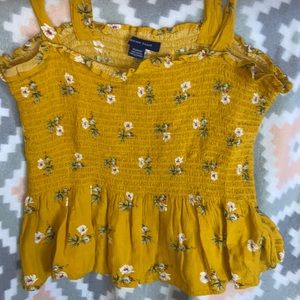 Yellow flower top